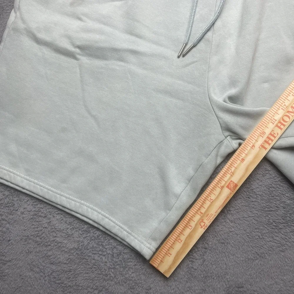 Calvin Klein Jeans CK Shorts Monogram Logo Fleece Shorts Size 2XL Men Light Blue